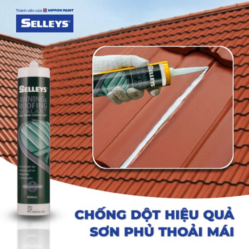 Keo chong dot Selleys Awning
