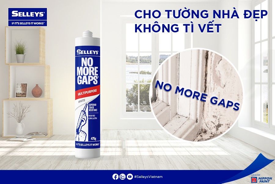 banner Selleys No more gap
