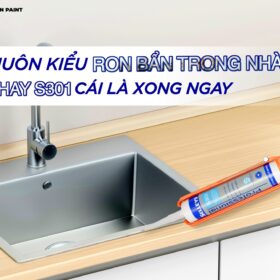 silicone cho bếp và chậu rửa selleys s301