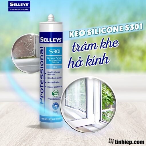 Selleys Silicone S301 - Silicone Axit Đa Dụng