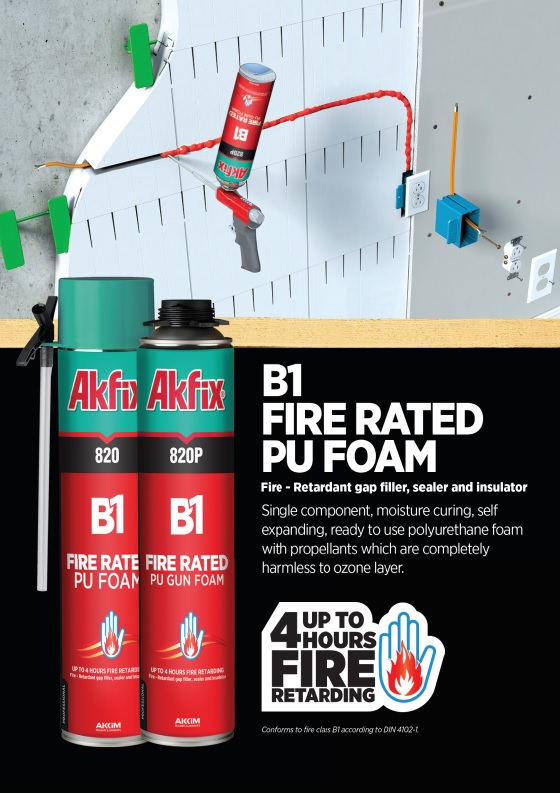 foam chống cháy b1 akfix 820p