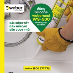 Silicone trung tinh weber WS-500