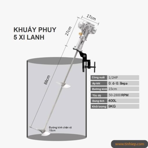 Khuay Phuy 200L 5 xi lanh