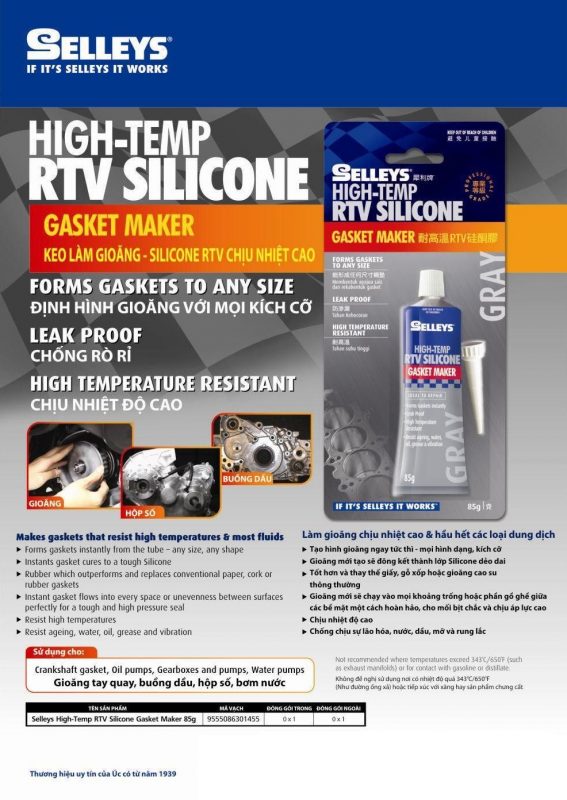 Selleys RTV keo tao roong gioang