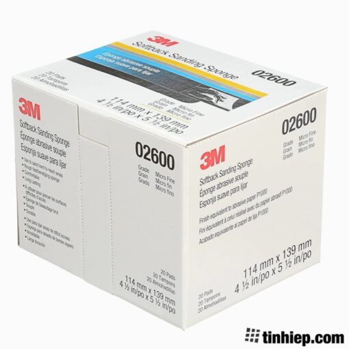 nhám xốp 1 mặt 3M 02600 microfine
