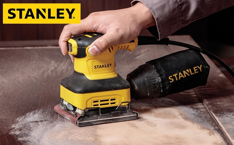 máy chà nhám rung vuông 1/4 stanley ss44