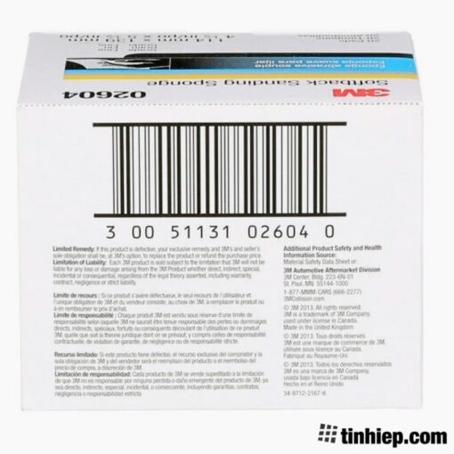 Nhám xốp 1 mặt 3M 02604 fine 320 400