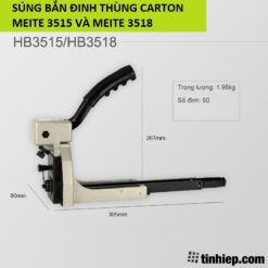 Sung ban dinh thung carton Meite 3515 3518