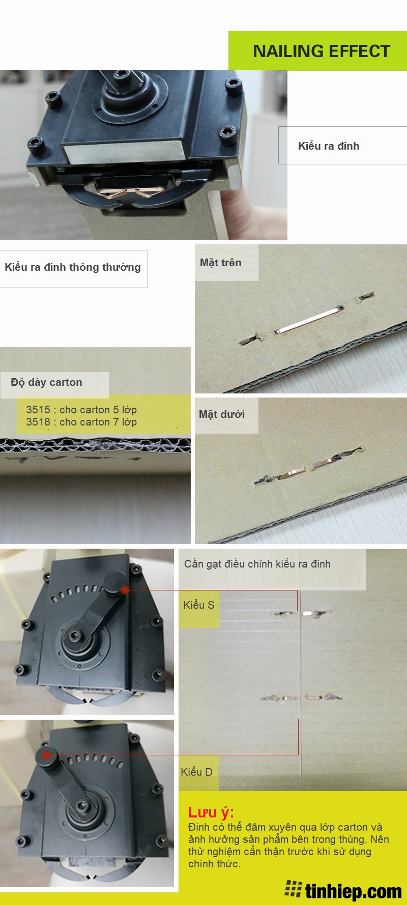  Sung ban dinh thung carton Meite 3515 3518