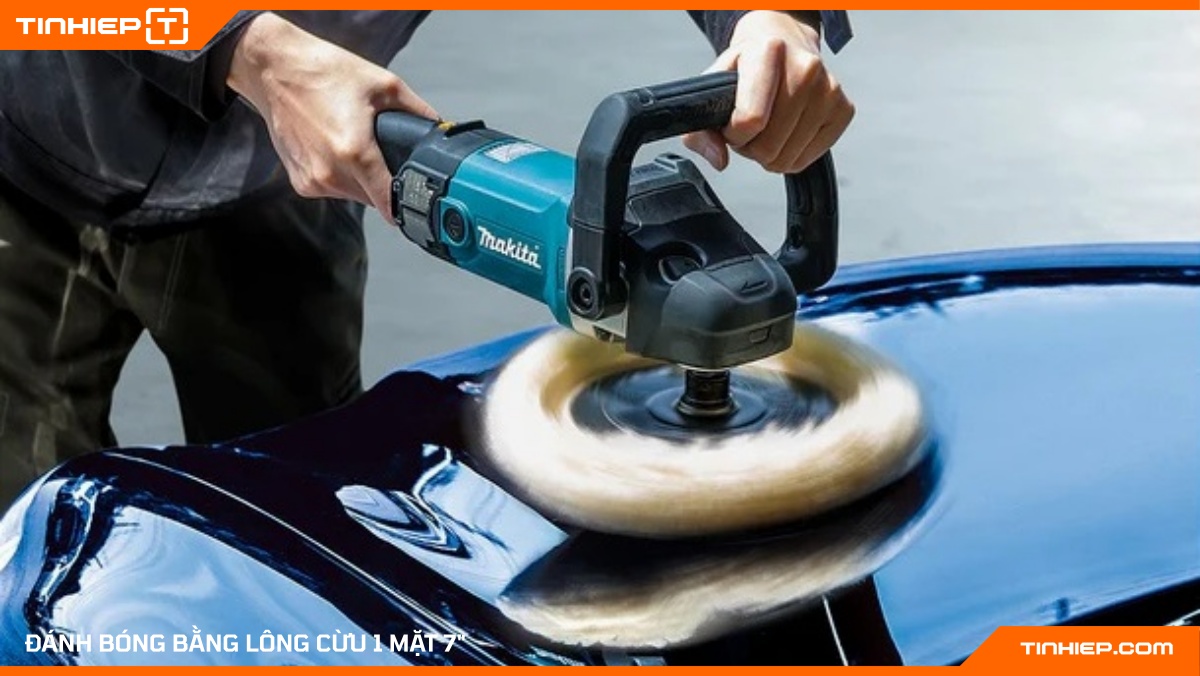 Đánh bóng lông cừu 1 mặt 7"