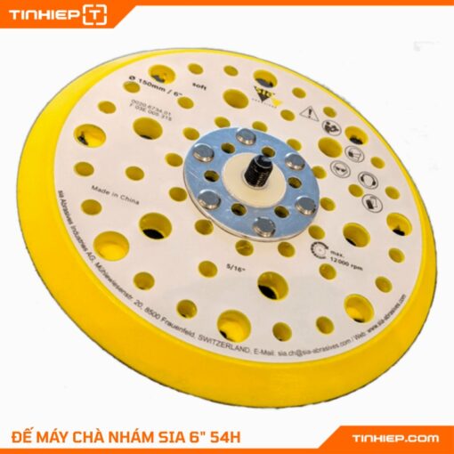 Đế chà nhám Sia 6" 54H