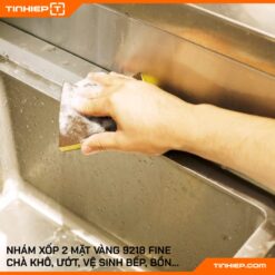NHÁM XỐP 2 MẶT 9218 FINE VÀNG