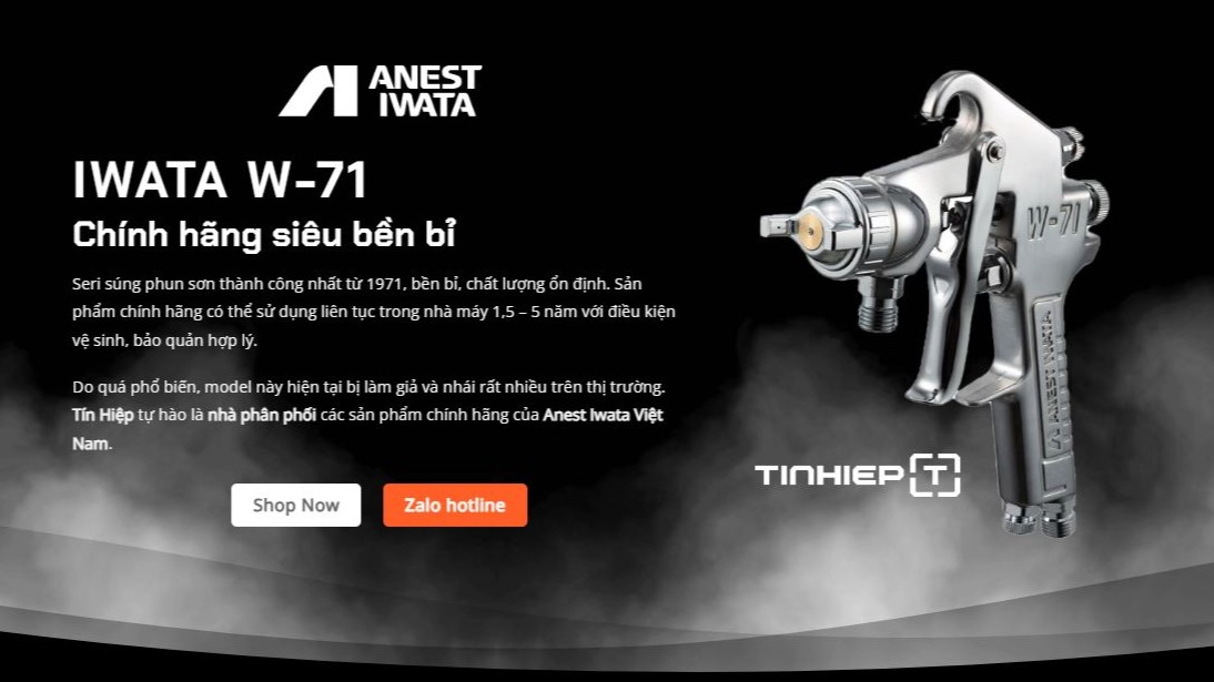 Iwata W-71 banner