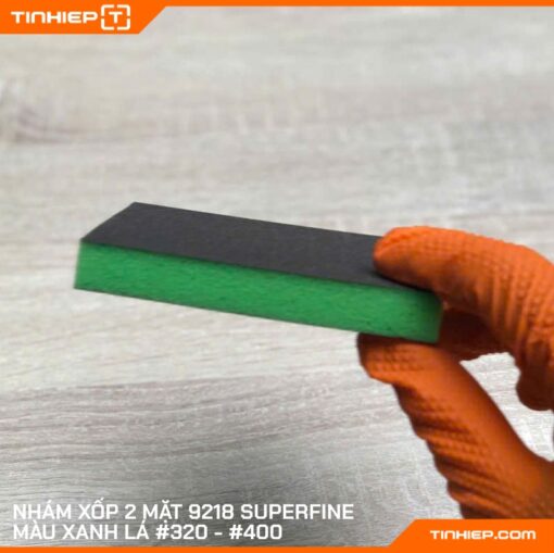 NHÁM XỐP 2 MẶT XANH LÁ 9218 VERYFINE