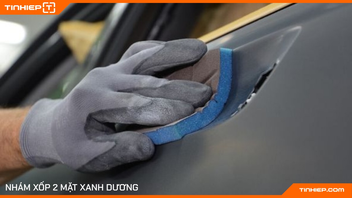 NHÁM XỐP 2 MẶT XANH DUONG 9218 ULTRAFINE