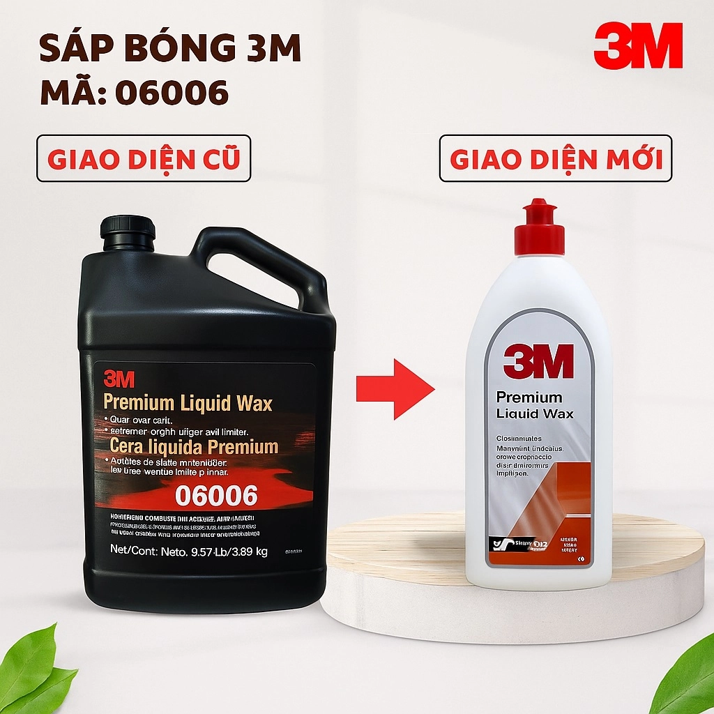 Xi Dưỡng Bóng 3M Premium Liquid Wax (1kg/5kg) - Hình ảnh 4