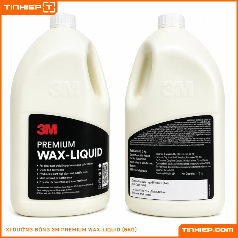 Xi dưỡng bóng 3M PREMIUM WAX-LIQUID 5KG