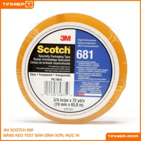 3M 681 SCOTCH BANG KEO TEST BAM DINH SON MUC IN