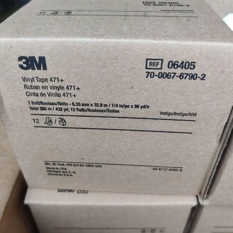 Băng Keo Vinyl 3M 471 PN06405 Màu Xanh Chạy Chỉ Đường Cong