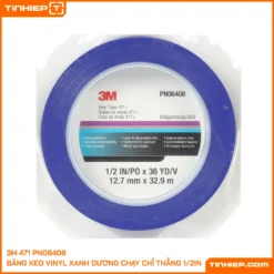 Băng Keo Vinyl 3M 471 PN06408 Màu Xanh Chạy Chỉ Đường Cong