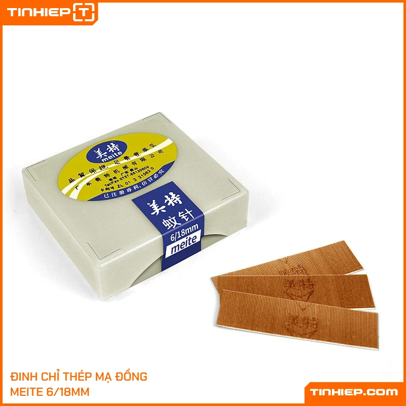 Đinh chỉ mạ đồng Meite 6/18 (18mm)