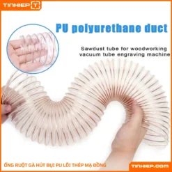 Ong hut bui PU loi thep ma dong, ong ruot ga pu